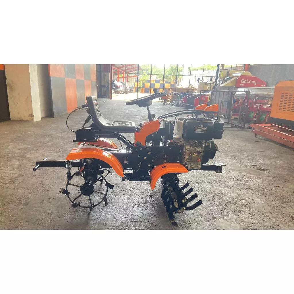 Mesin Traktor Mini 4 Roda GALAXY / Cultivator 4WD / Bajak Sawah Kebun Kering Basah 10 HP