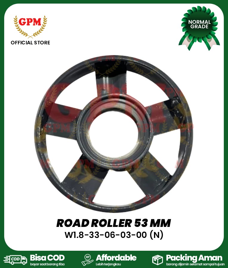 ROAD ROLLER 53 mm (NORMAL WELDED) / ROLLER BESAR NDR-85 / W1.8-33-06-03-00 (N)