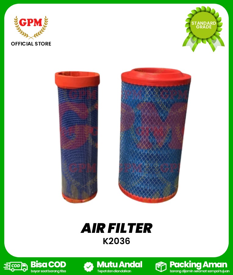 AIR FILTER NDR-85 / BIMO-102 / K2036
