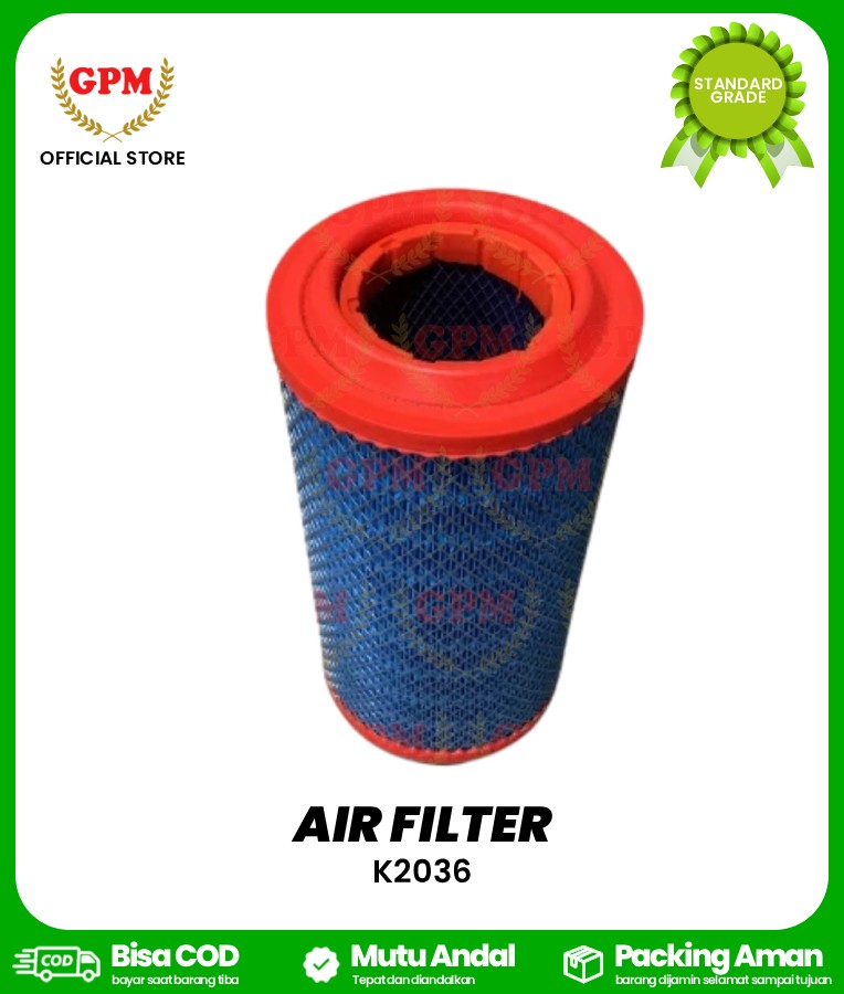 AIR FILTER NDR-85 / BIMO-102 / K2036