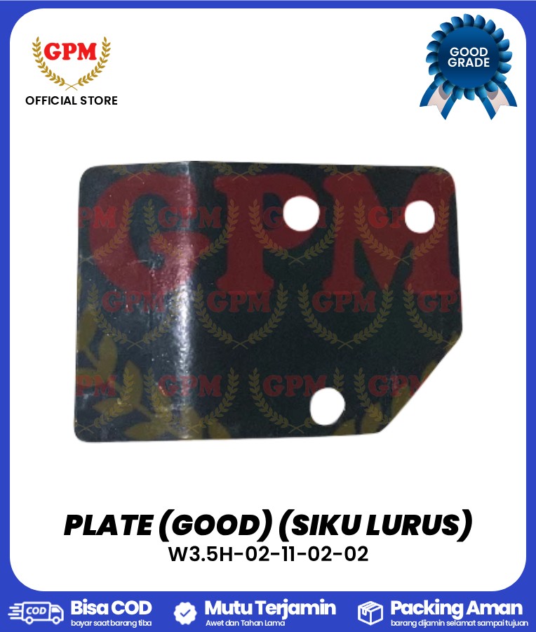 PLATE (GOOD) (SIKU LURUS) NDR85 / W3.5H-02-11-02-02
