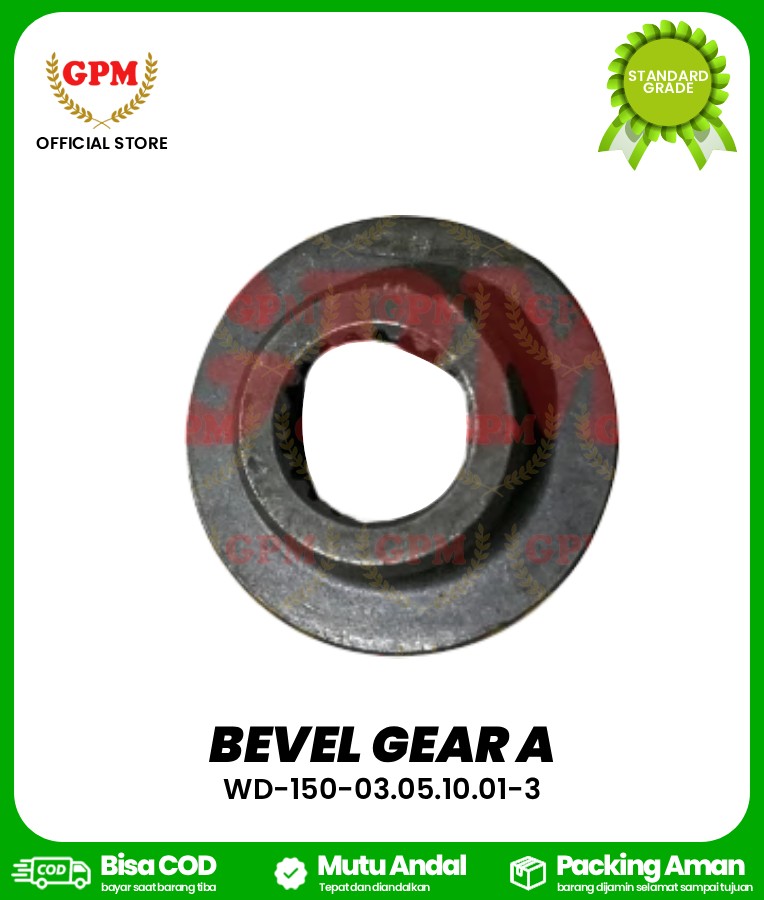 BEVEL GEAR A / GEAR NANAS ULIR BELAKANG A NDR-85 / WD-150-03.05.10.01-3