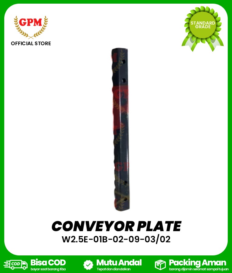 CONVEYOR PLATE/ PALANG RANTAI LIFT BIMO-102, NDR-85 PANJANG 45,5CM /W2.5E-01B-02-09-03/02