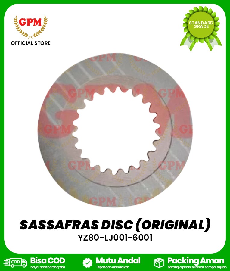 SASSAFRAS DISC (ORIGINAL) / KAMPAS BELOK MAXXI, NDR 85 / YZ80-LJ001-6001