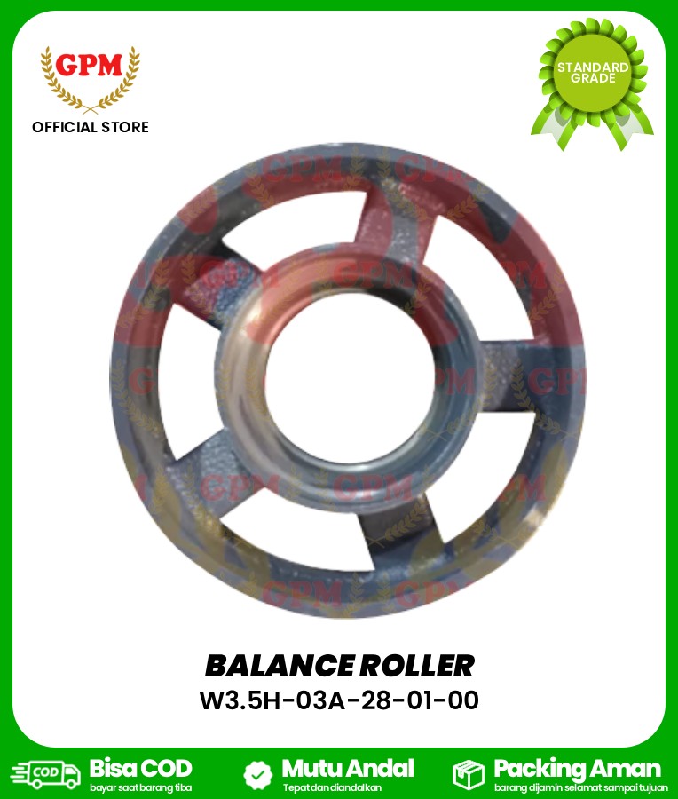 BALANCE ROLLER / ROLLER KECIL BIMO-102 / W3.5H-03A-28-01-00