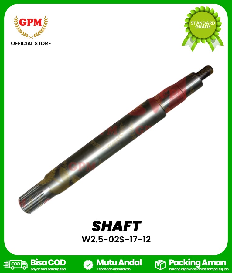 SHAFT FOR NDR-85 / W2.5-02S-17-12