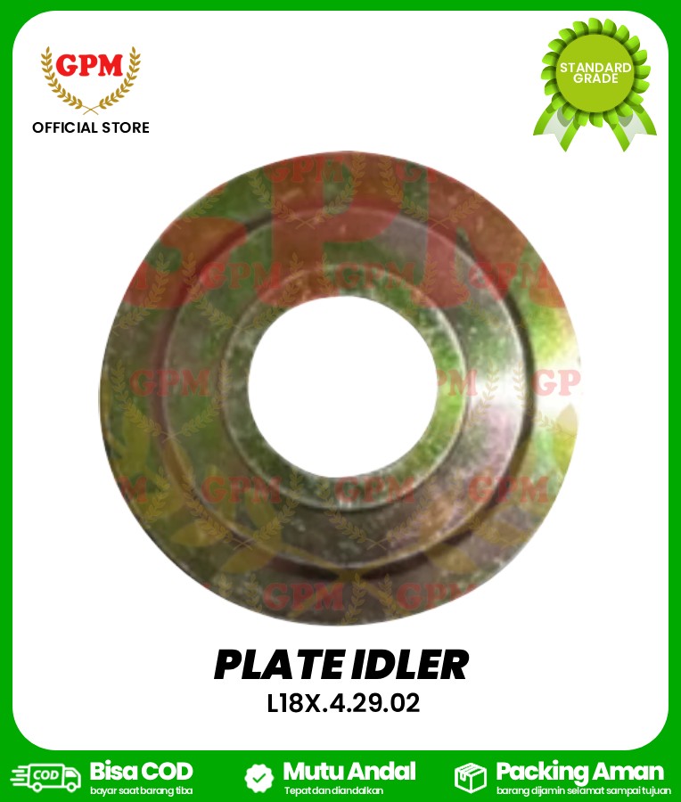 PLATE IDLER NDR-85 / TUTUP IDLER BIMO-102 / NDR-85 / L18X.4.29.02