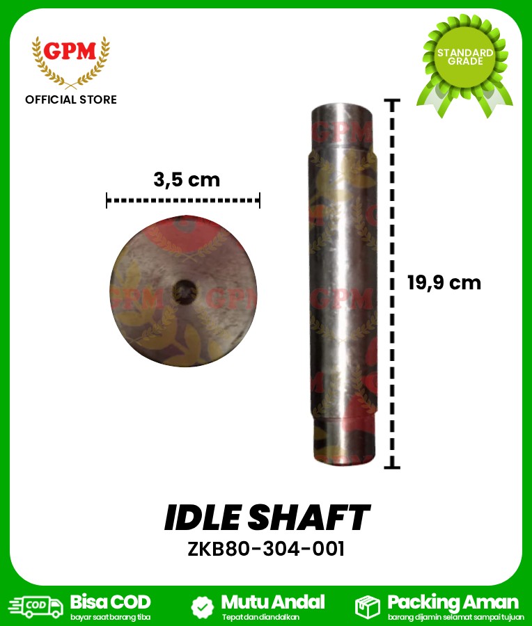 IDLE SHAFT FOR BIMO-102 / ZKB80-304-001