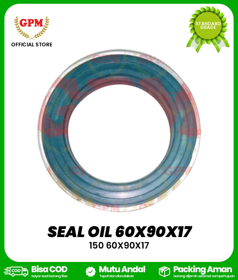 SEAL OIL 60X90X17 /SEAL MATAHARI/SPROCKET / RODA DEPAN BIMO-102/ 150 60X90X17