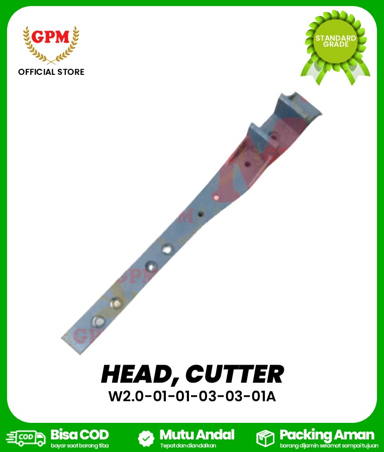 HEAD, CUTTER FOR NDR-85 / W2.0-01-01-03-03-01A