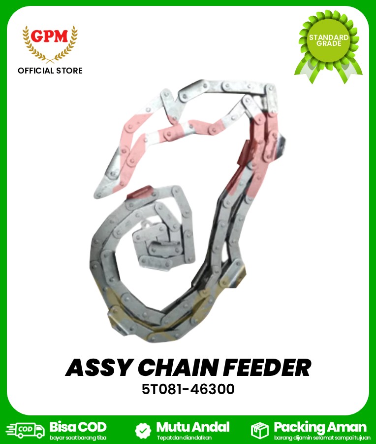 ASSY CHAIN FEEDER / RANTAI LIFT DC35 / 5T081-46300