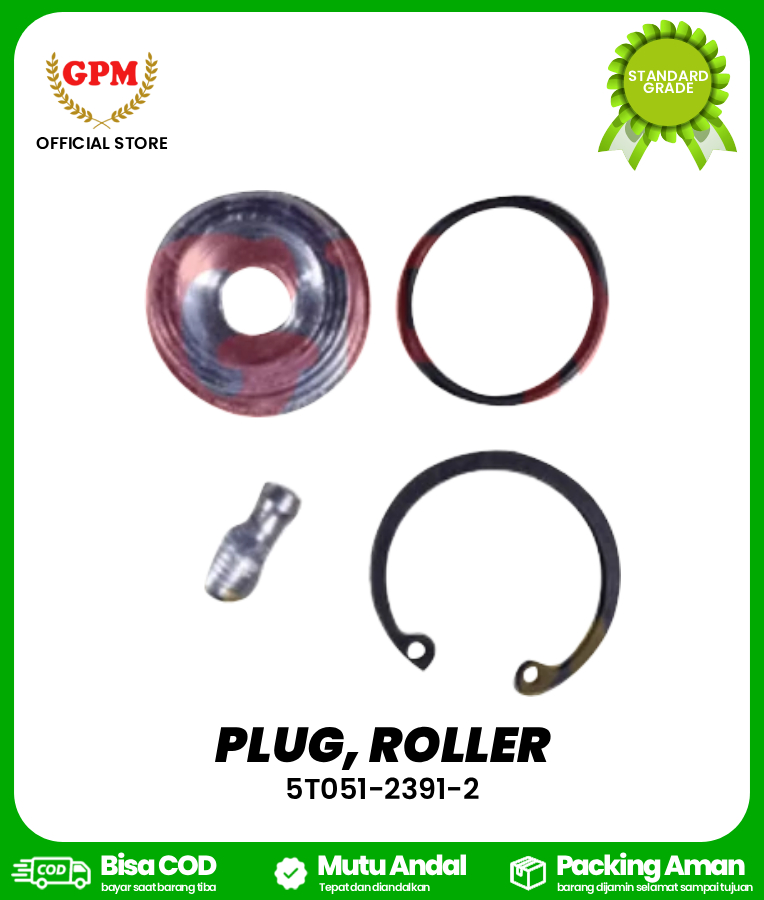 PLUG, ROLLER BAWAH DC35,DC60 / 5T051-2391-2