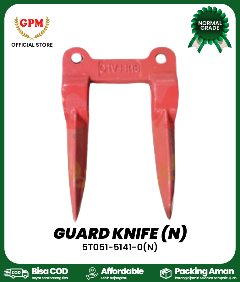 KUKU MACAN / GUARD KNIFE UNTUK DC35/60/70/70+/93, NDR85/BIMO-102 / 5T051-5141-0(N)