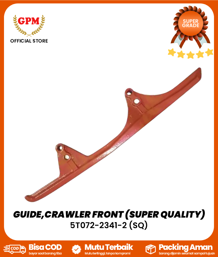GUIDE,CRAWLER FRONT (SUPER QUALITY) DC-70 / DC-93 / 5T072-2341-2 (SQ)