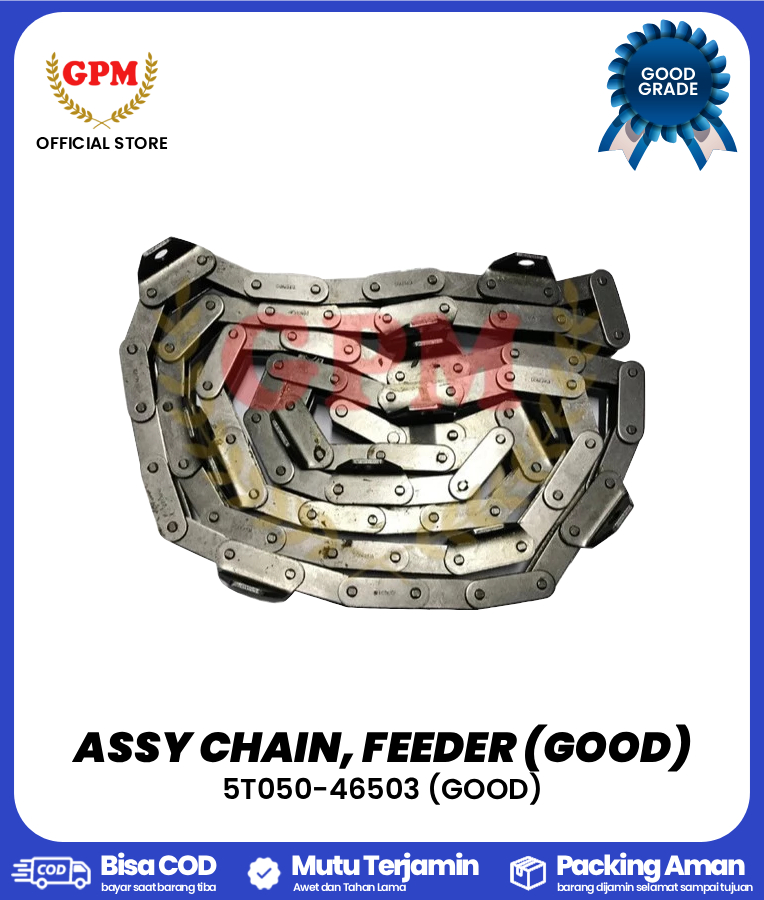 ASSY CHAIN, FEEDER /RANTAI LIFT 77 MATA DC70 PLUS / DC 60 PLUS / 5T050-46503
