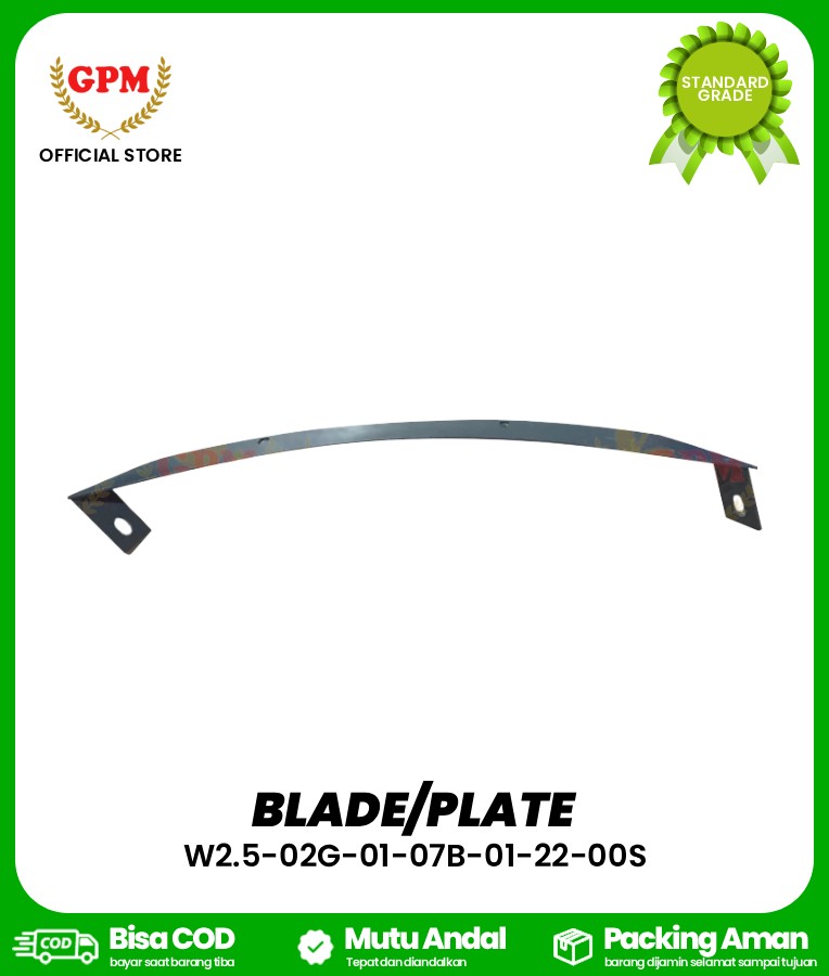 BLADE/PLATE FOR BIMO-102 / W2.5-02G-01-07B-01-22-00S