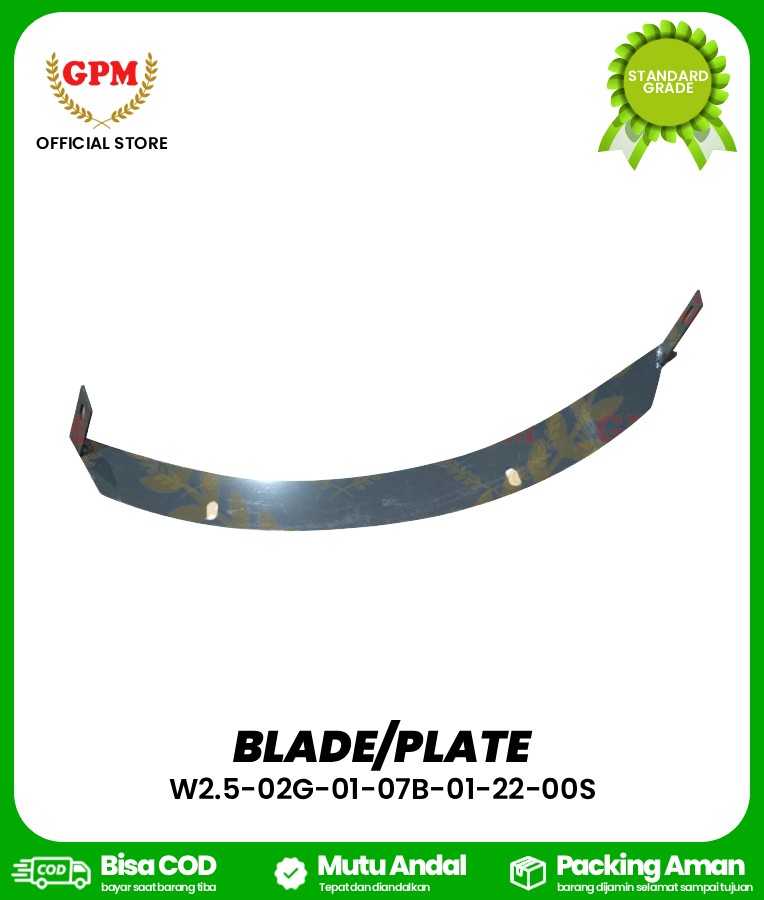 BLADE/PLATE FOR BIMO-102 / W2.5-02G-01-07B-01-22-00S