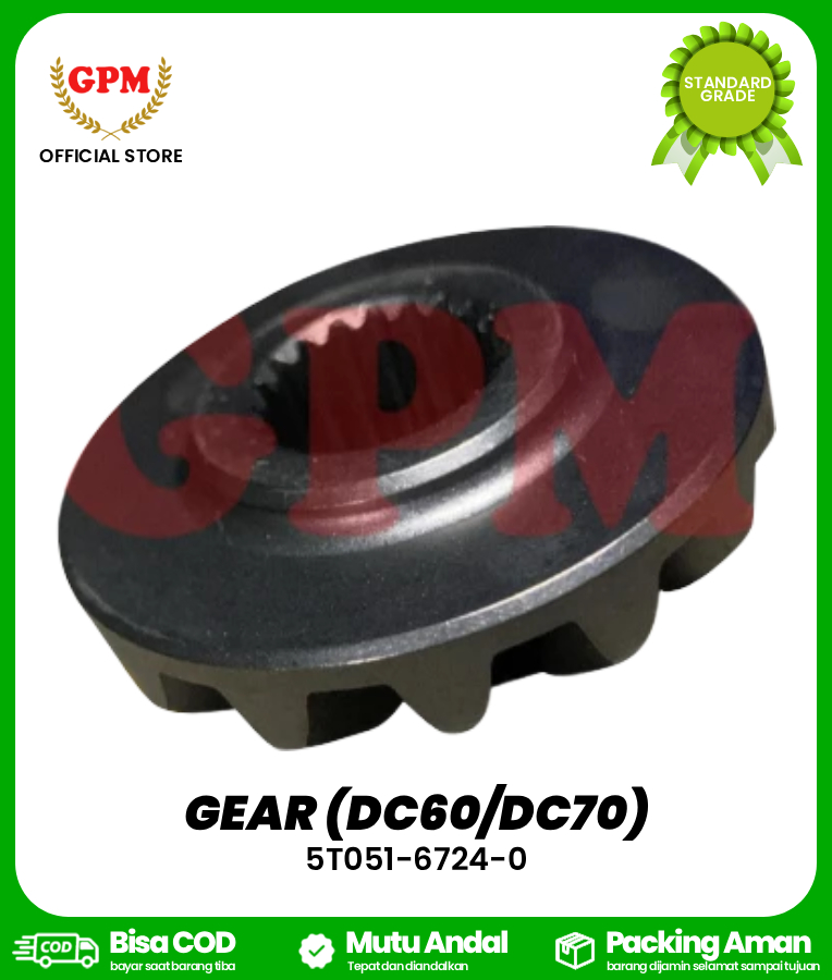 GEAR (DC60/DC70) / GEAR NANAS ULIR DEPAN DC-60, DC-70 / 5T051-6724-0