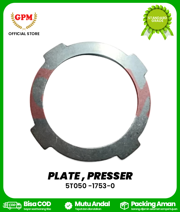 PLATE , PRESSER DC 60 / 5T050 -1753-0