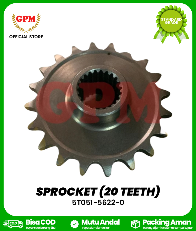 SPROCKET (20 TEETH) DC 60 / 5T051-5622-0