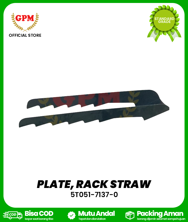 PLATE, RACK STRAW DC 70 / 5T051-7137-0