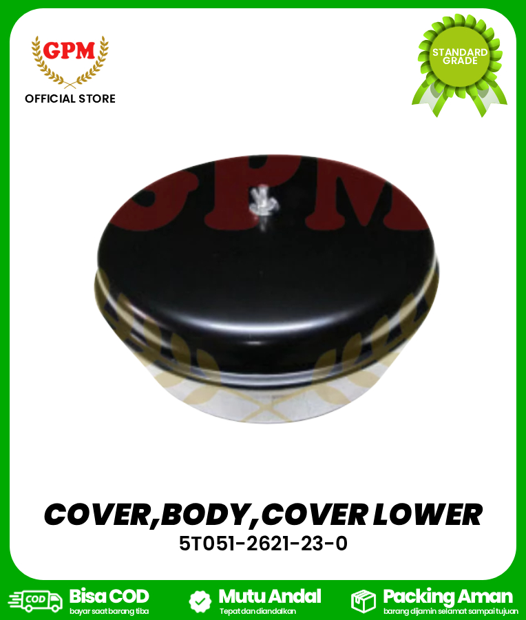 COVER,BODY,COVER LOWER DC-60, DC-70 / 5T051-2621-23-0