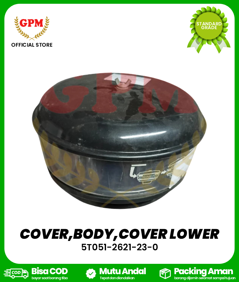 COVER,BODY,COVER LOWER DC-60, DC-70 / 5T051-2621-23-0