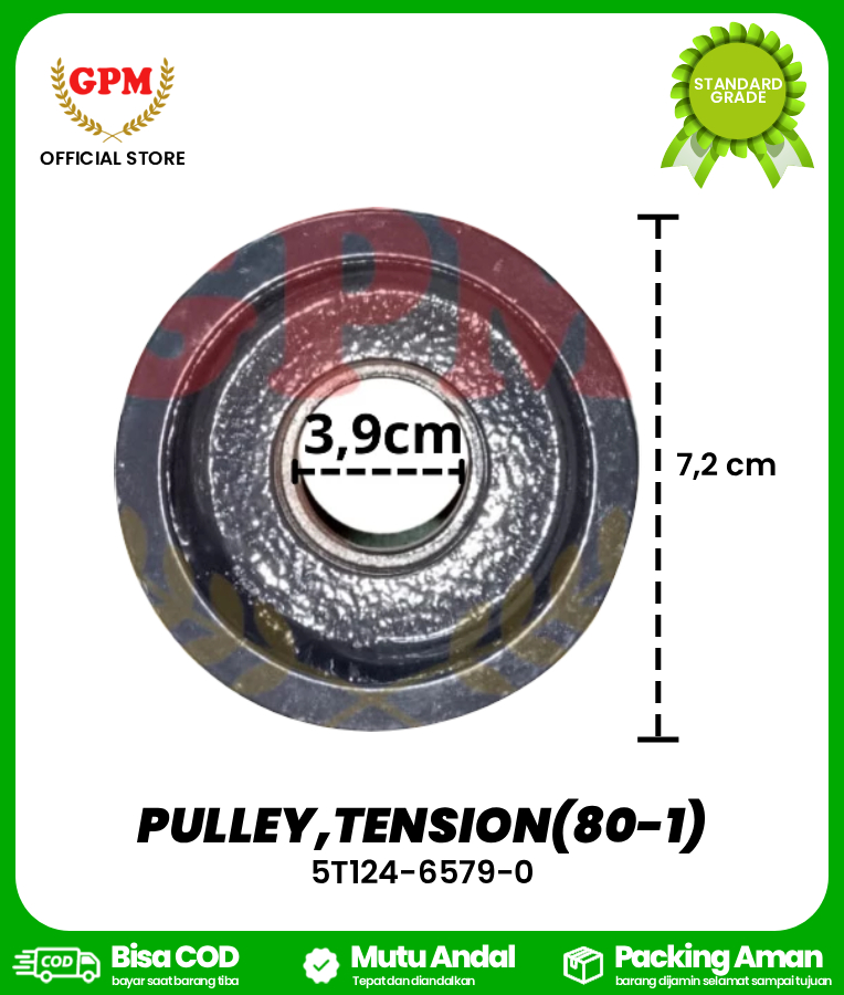 PULLEY,TENSION(80-1) DC-93 / 5T124-6579-0