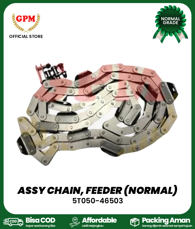 ASSY CHAIN, FEEDER  (NORMAL)/RANTAI LIFT 77 MATA DC70 PLUS / DC 60 PLUS / 5T050-46503