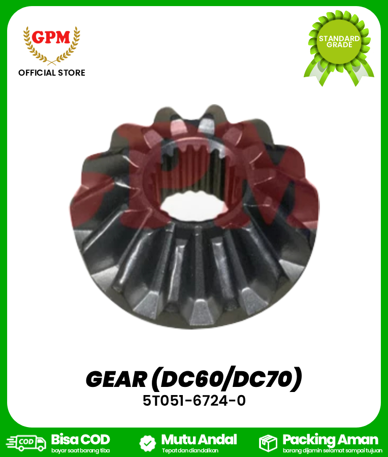 GEAR (DC60/DC70) / GEAR NANAS ULIR DEPAN DC-60, DC-70 / 5T051-6724-0