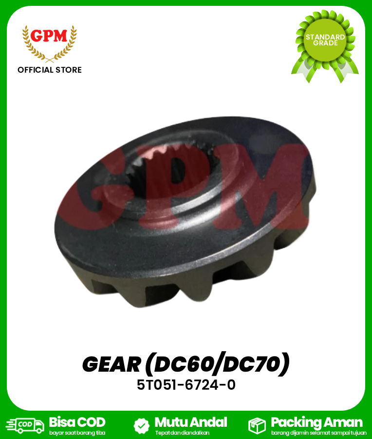 GEAR (DC60/DC70) / GEAR NANAS ULIR DEPAN DC-60, DC-70 / 5T051-6724-0