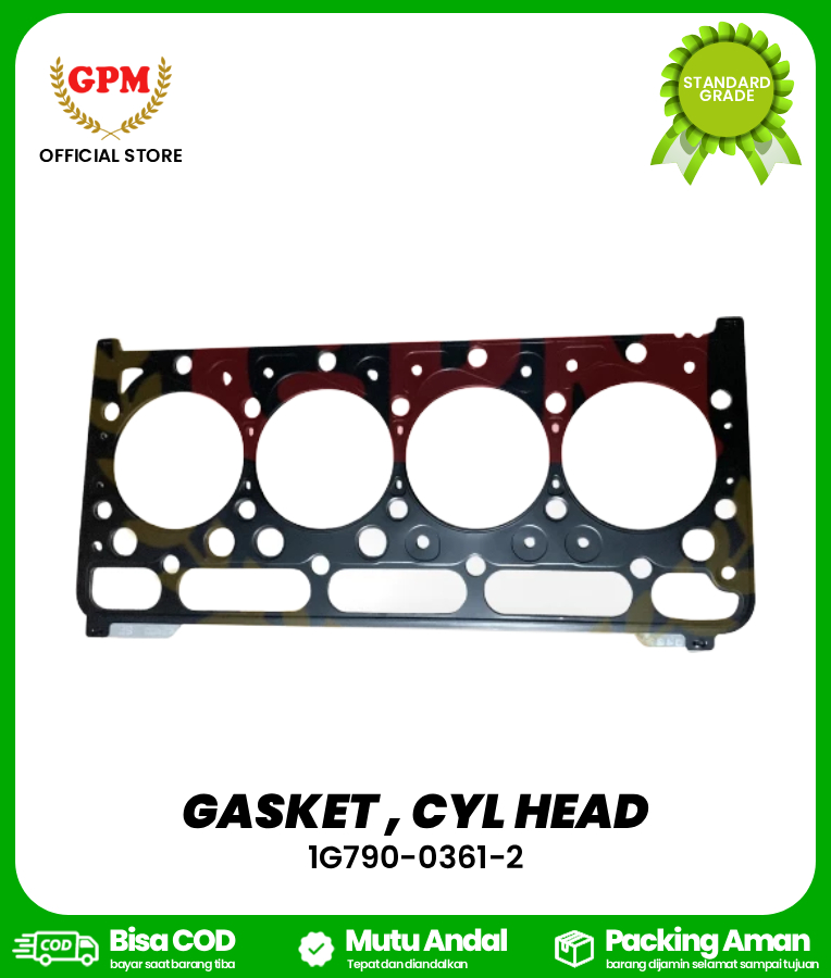 GASKET , CYL HEAD 1,25 mm FOR DC70 / 1G790-0361-2