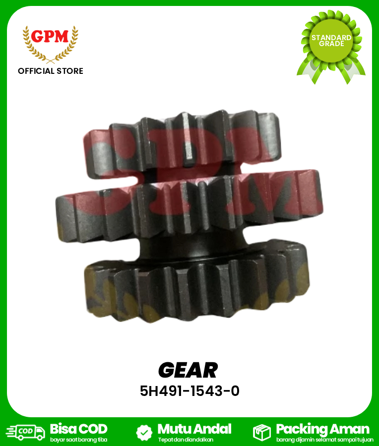 GEAR / GIGI TUMPUK DC70 / 5H491-1543-0