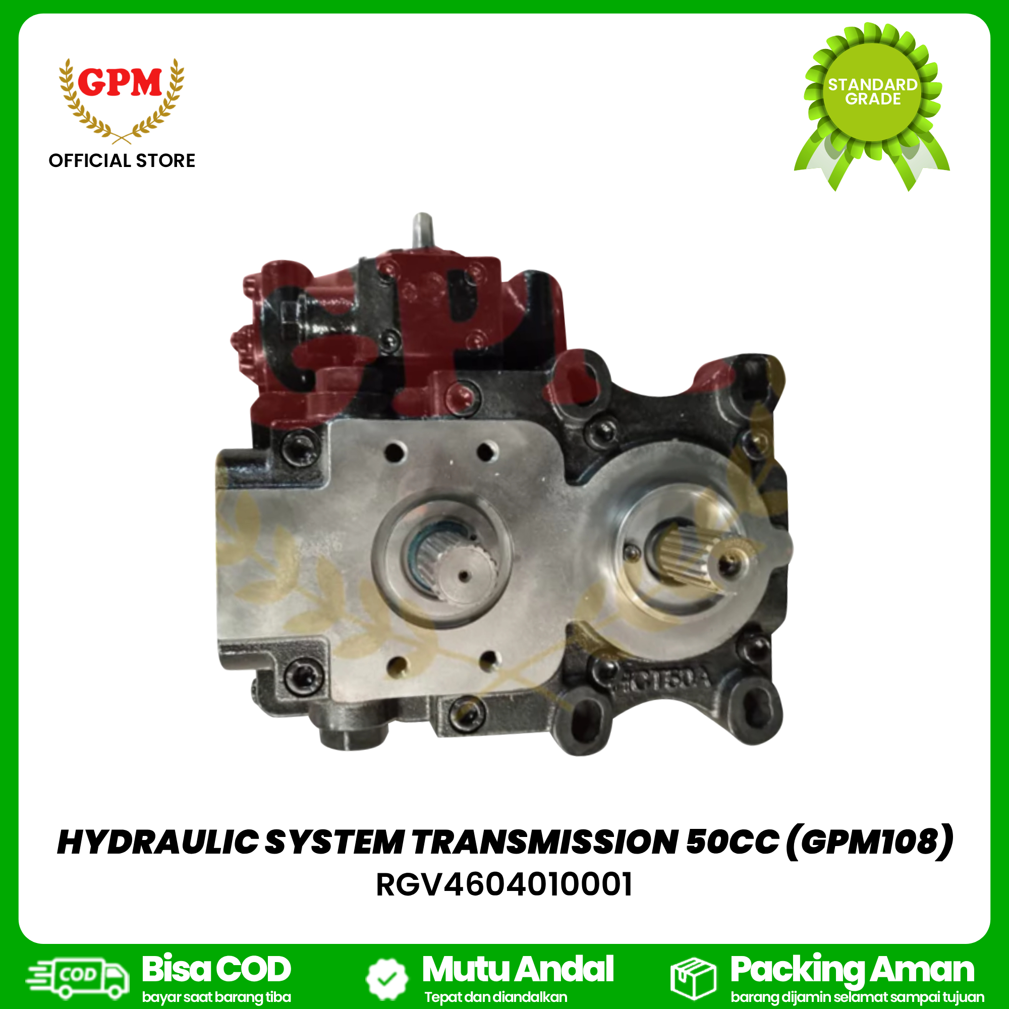 HYDRAULIC SYSTEM TRANSMISSION 50CC (GPM108) / RGV4604010001