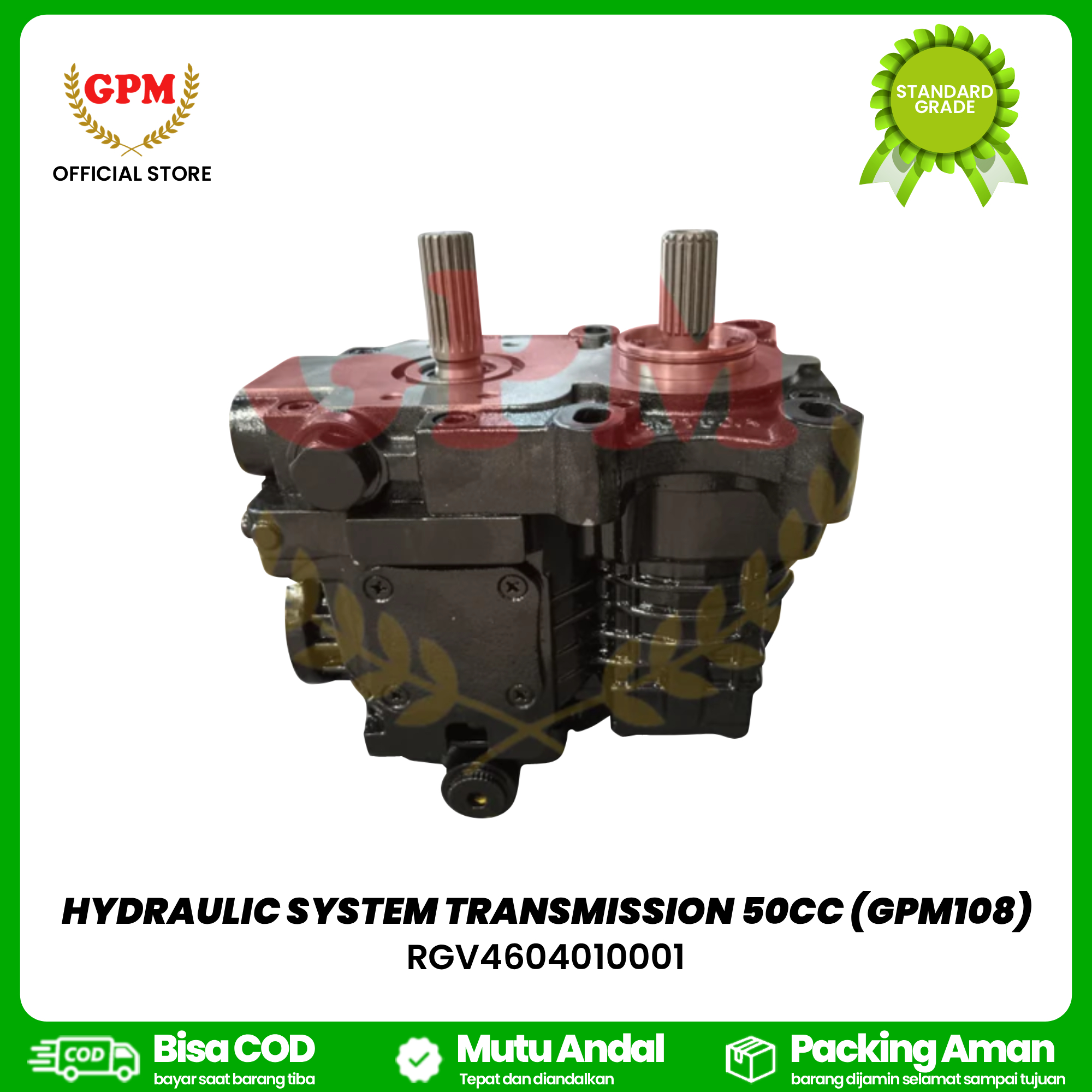 HYDRAULIC SYSTEM TRANSMISSION 50CC (GPM108) / RGV4604010001