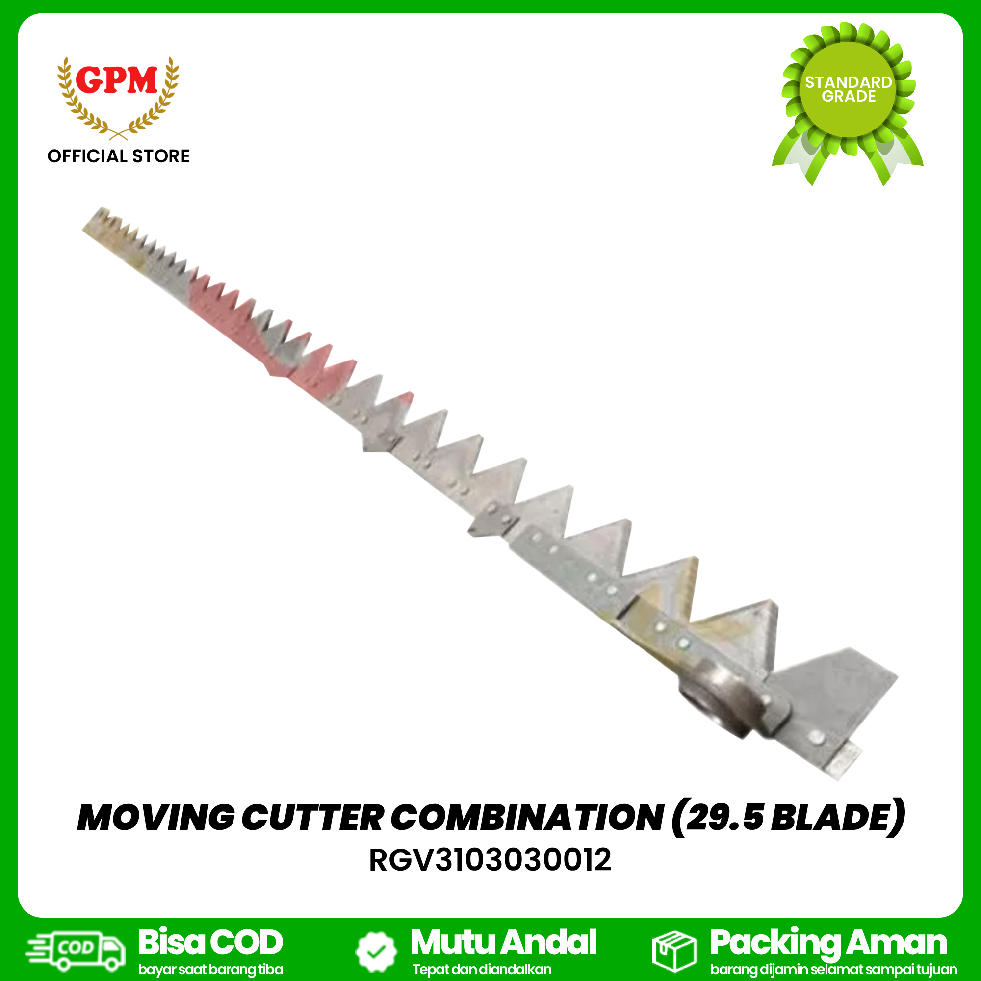 MOVING CUTTER COMBINATION (29.5 BLADE) / PISAU SET LOVOL RG-108, RG-108 PLUS, RG-118 / RGV3103030012