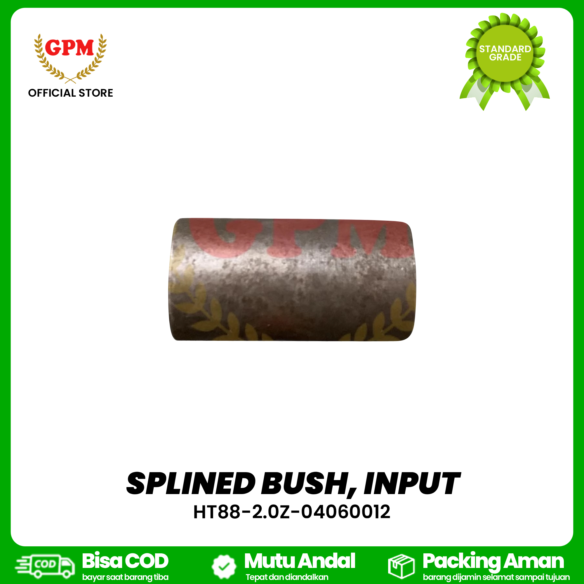 SPLINED BUSH, INPUT / HT88-2.0Z-04060012