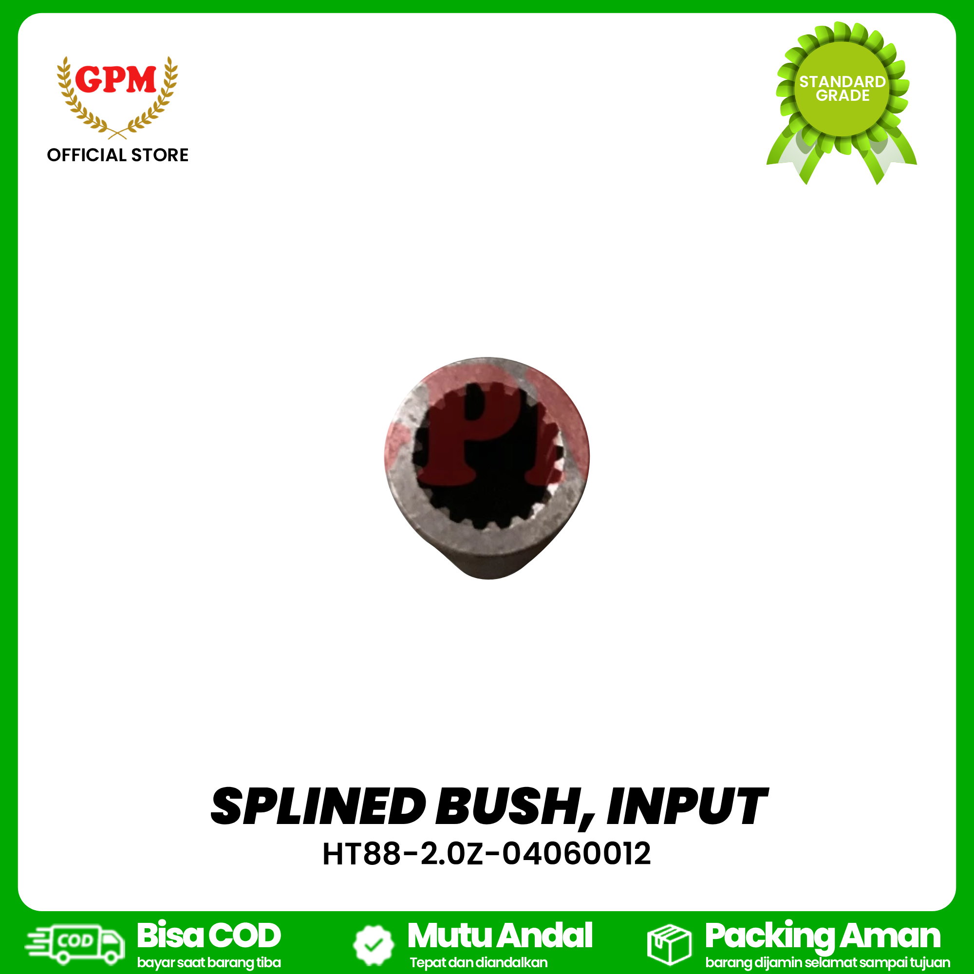 SPLINED BUSH, INPUT / HT88-2.0Z-04060012