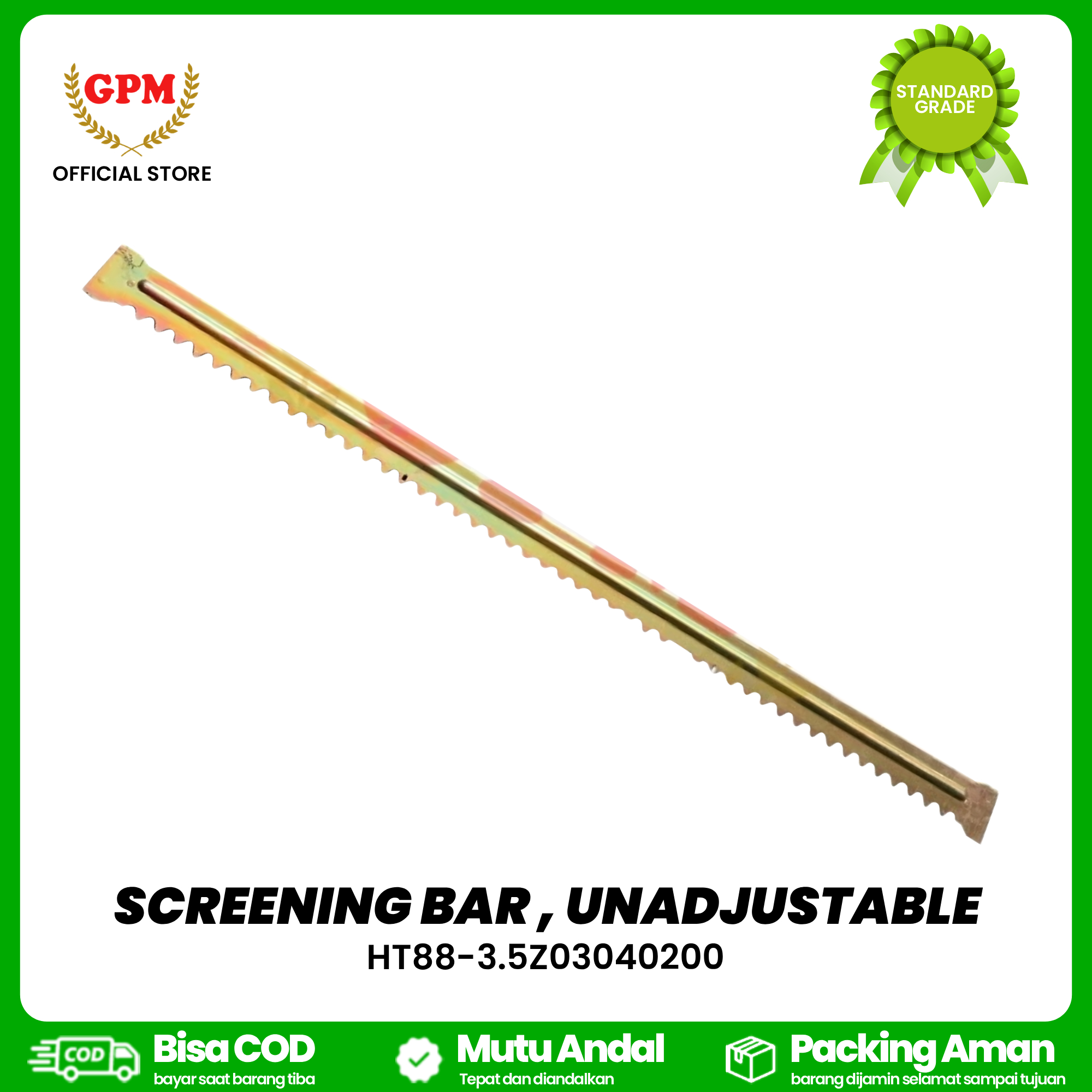SCREENING BAR , UNADJUSTABLE / HT88-3.5Z03040200