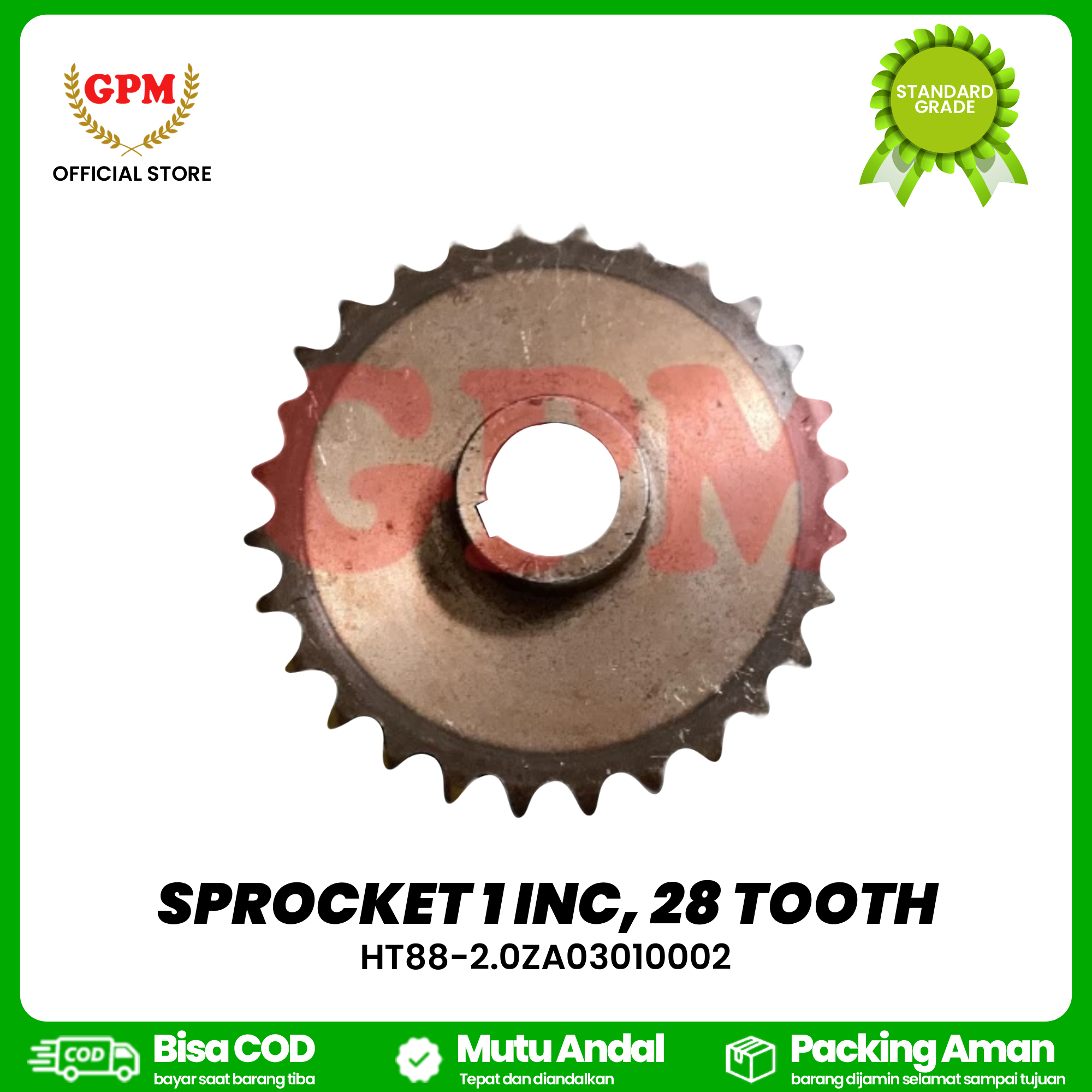SPROCKET 1 INC, 28 TOOTH / HT88-2.0ZA03010002