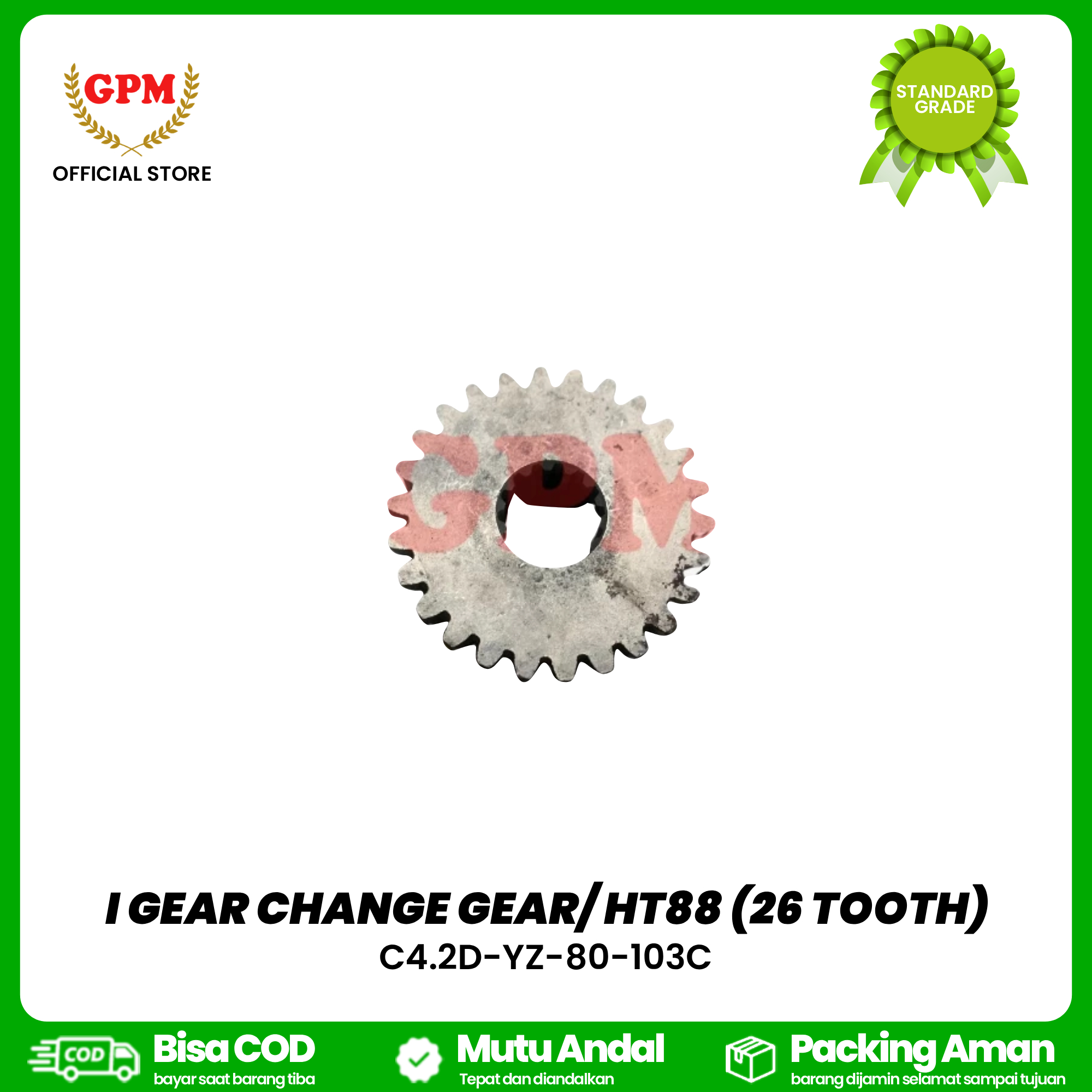 I GEAR CHANGE GEAR/ HT88 (26 TOOTH) / C4.2D-YZ-80-103C