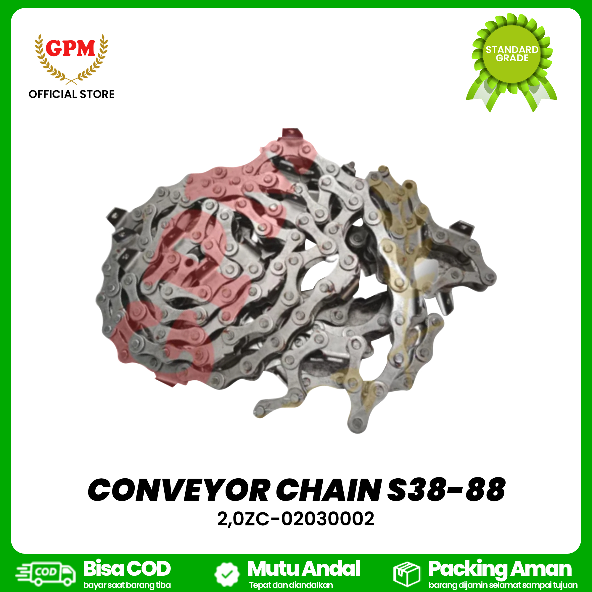CONVEYOR CHAIN S38-88 FOR HT88 / 2,0ZC-02030002