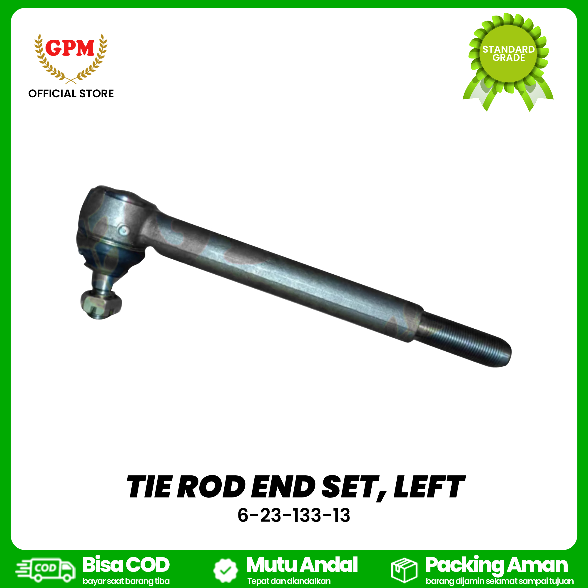 TIE ROD END SET, LEFT FOR TRACKTOR KBT L3608 / 6-23-133-13