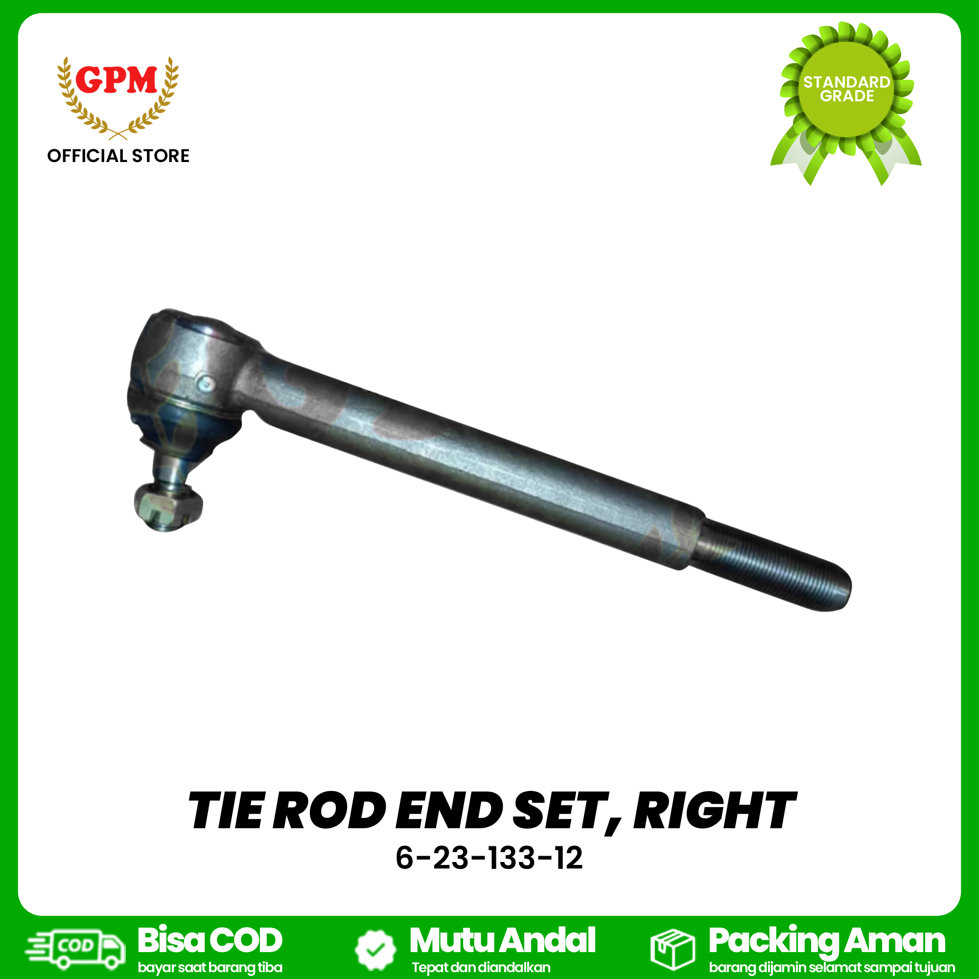 TIE ROD END SET, RIGHT FOR TRACKTOR KBT L3608 / 6-23-133-12