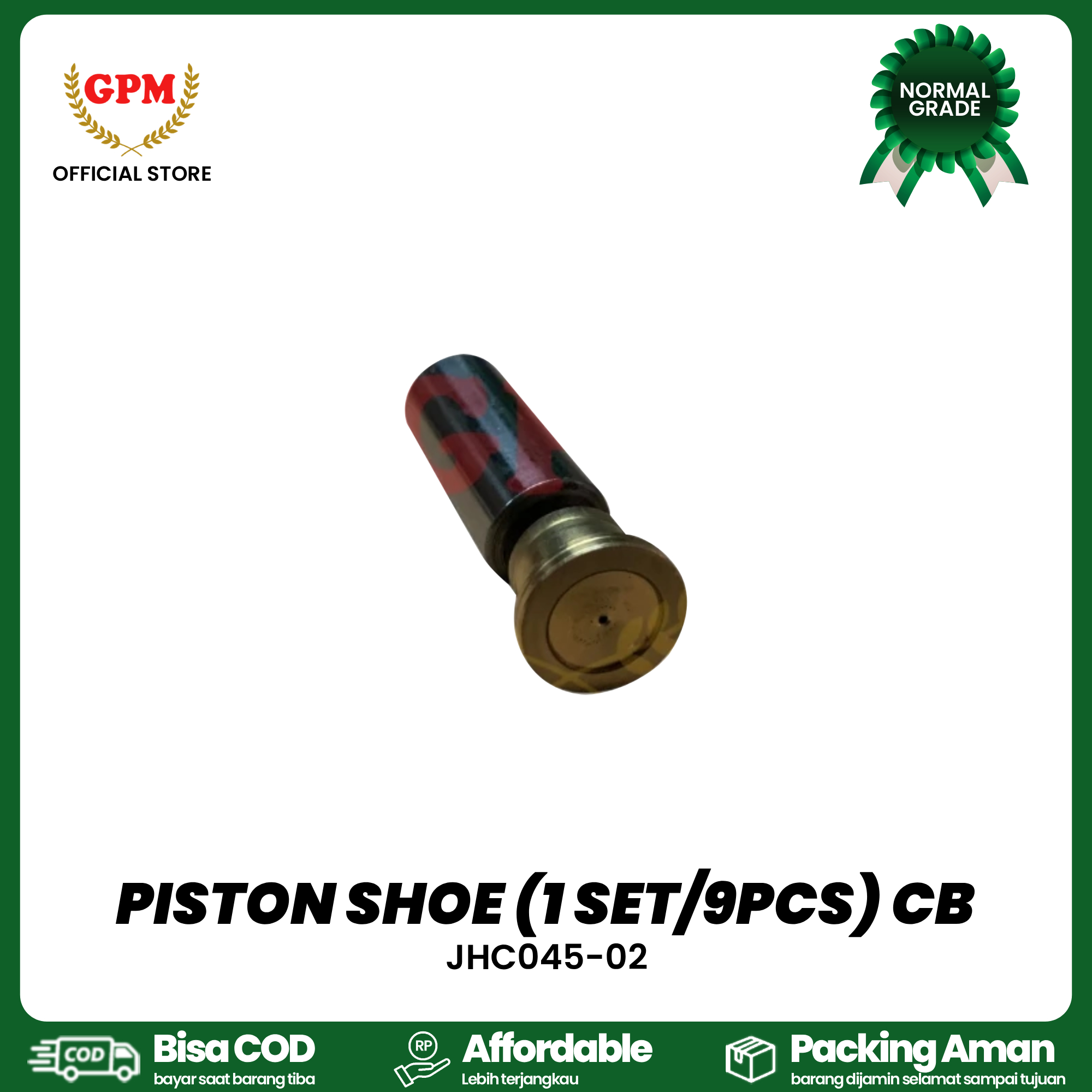 PISTON SHOE (1 SET/9PCS) 45cc BIMO-102 / JHC045-02