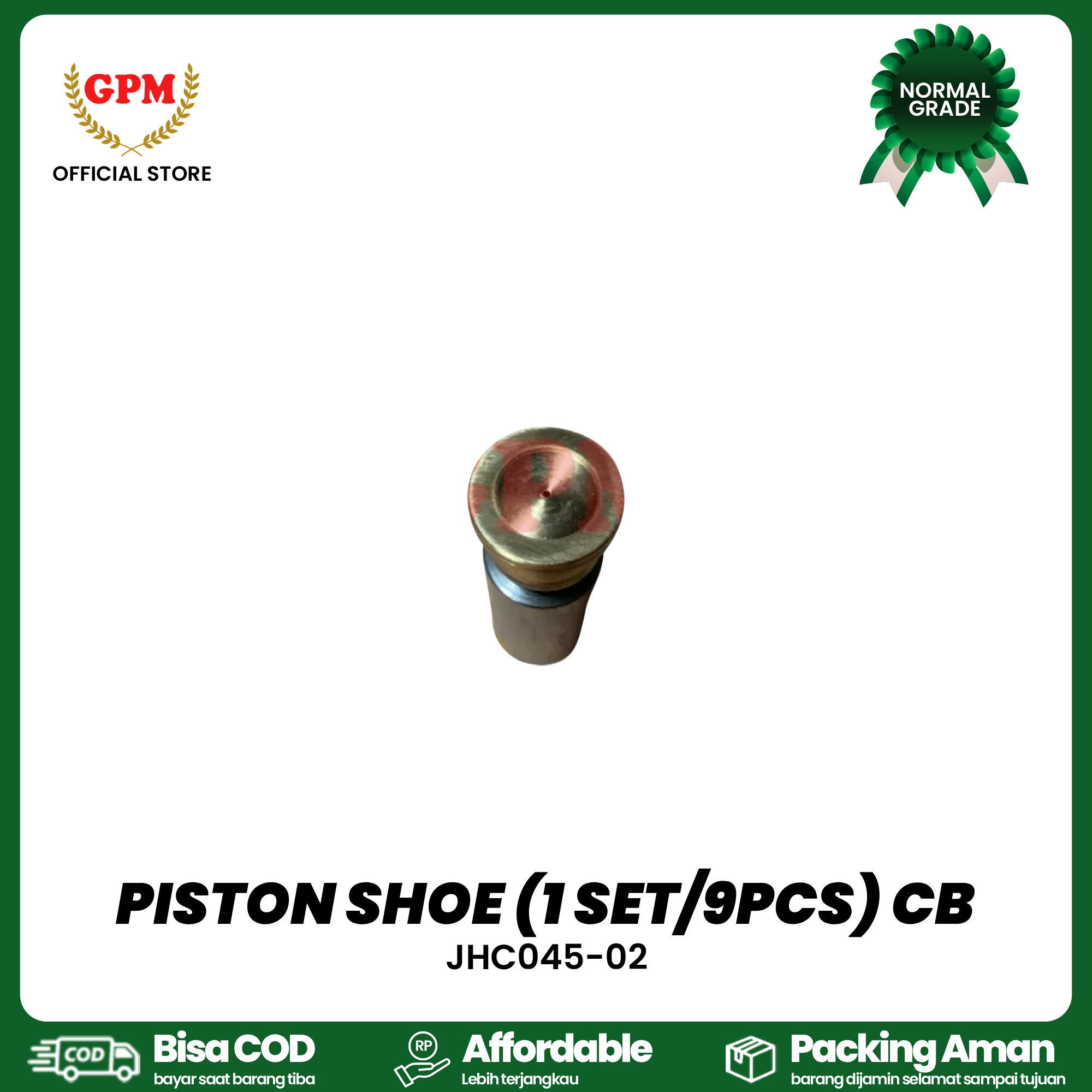 PISTON SHOE (1 SET/9PCS) 45cc BIMO-102 / JHC045-02