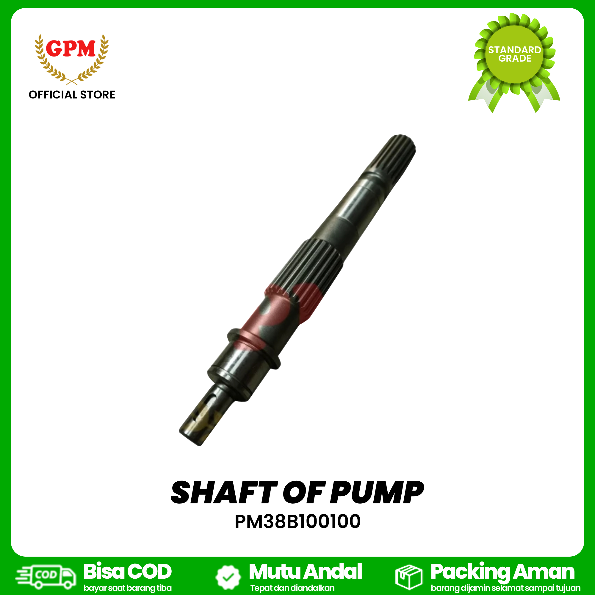 SHAFT OF PUMP / AS HST ATAS GATRA LOVOL 45CC / PM38B100100
