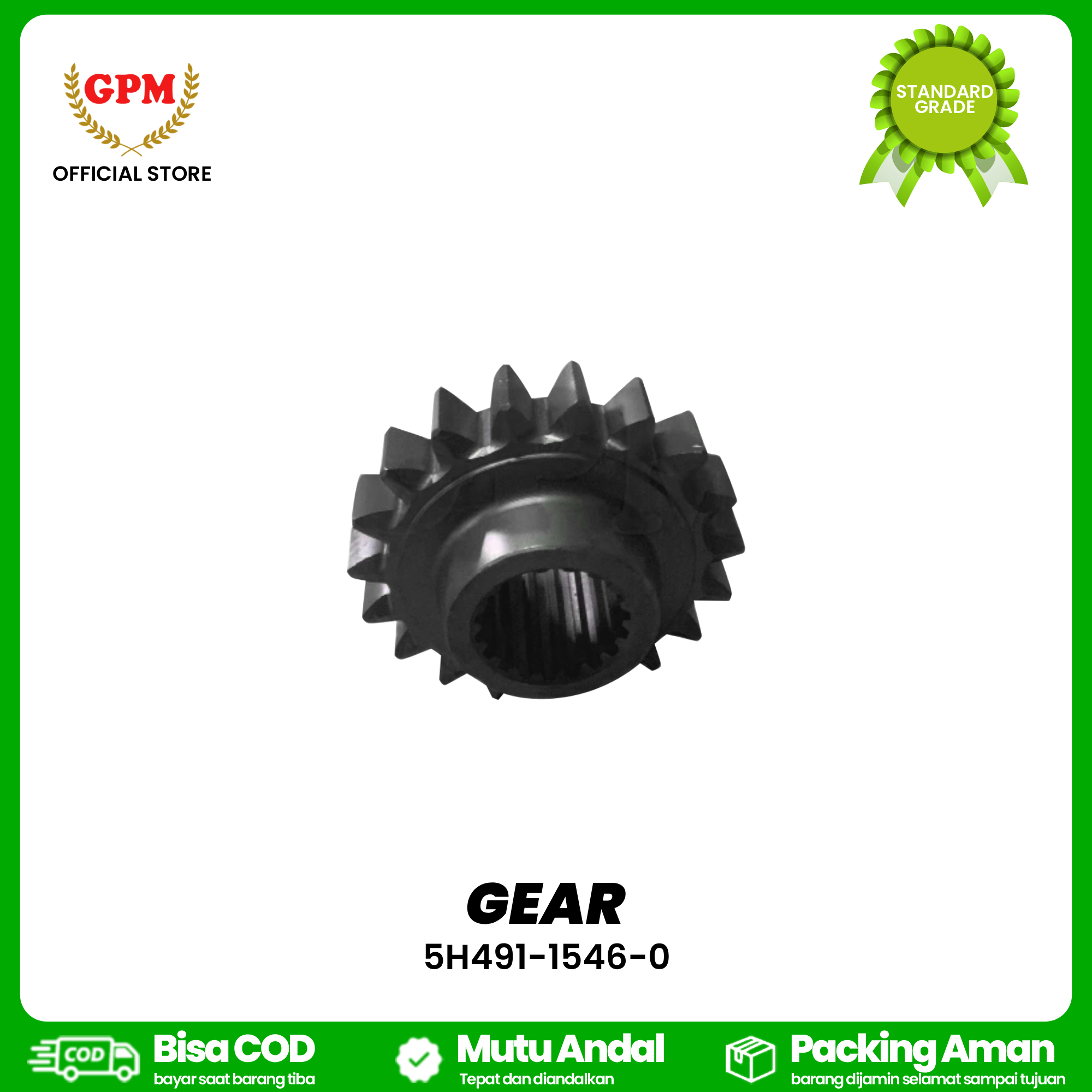 GEAR (19 TEETH) DC 70 / 5H491-1546-0
