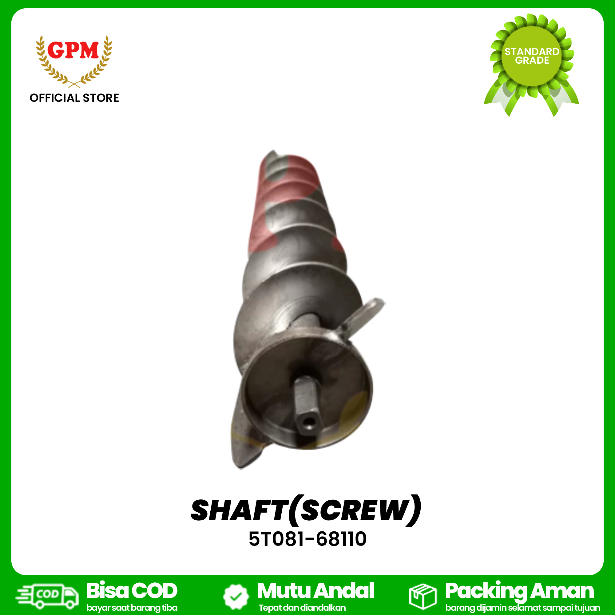 SHAFT(SCREW) / ULIR TIDUR BELAKANG DC 35 / 5T081-68110